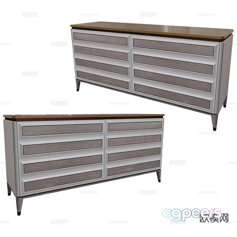 CPRN side cabinet entrance cabinet 3d model