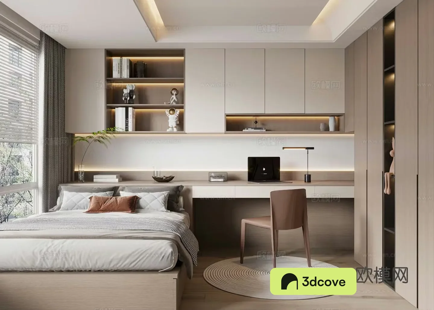 Modern tatami bedroom
