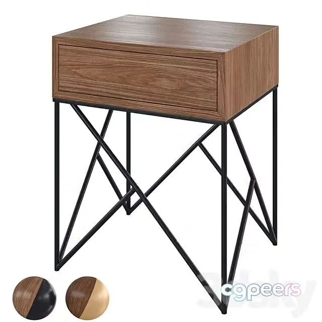 3ds Max Free – Bedside Table Prince