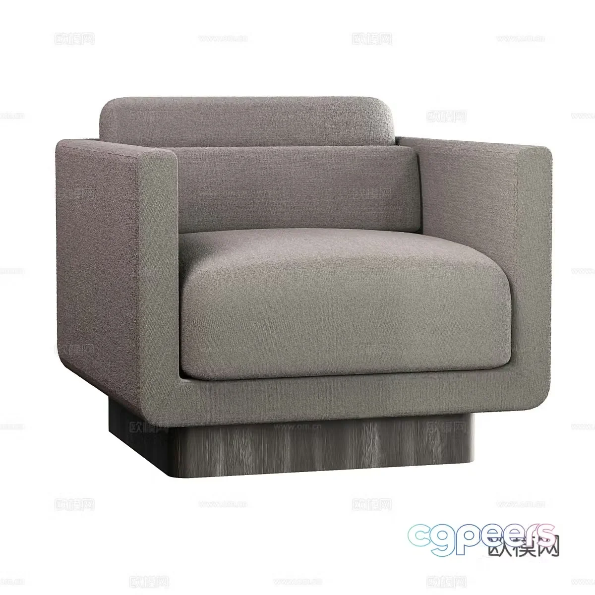 Single sofa leisure sofa 3d model