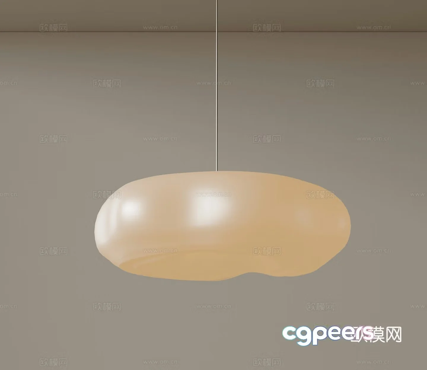 Modern medieval style chandeliers minimalist chandeliers Nordic simple chandeliers bedroom bedside chandeliers single head 3D model