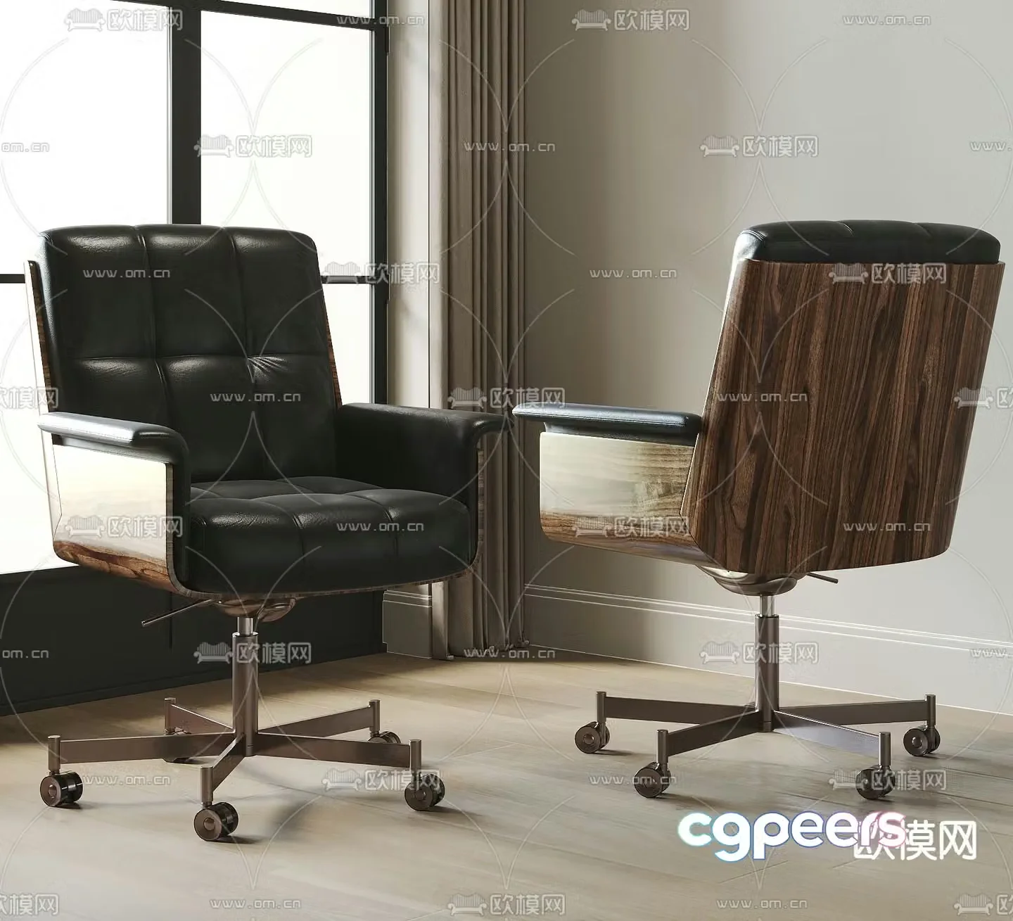 Office chair executive chair boss chair 3d model