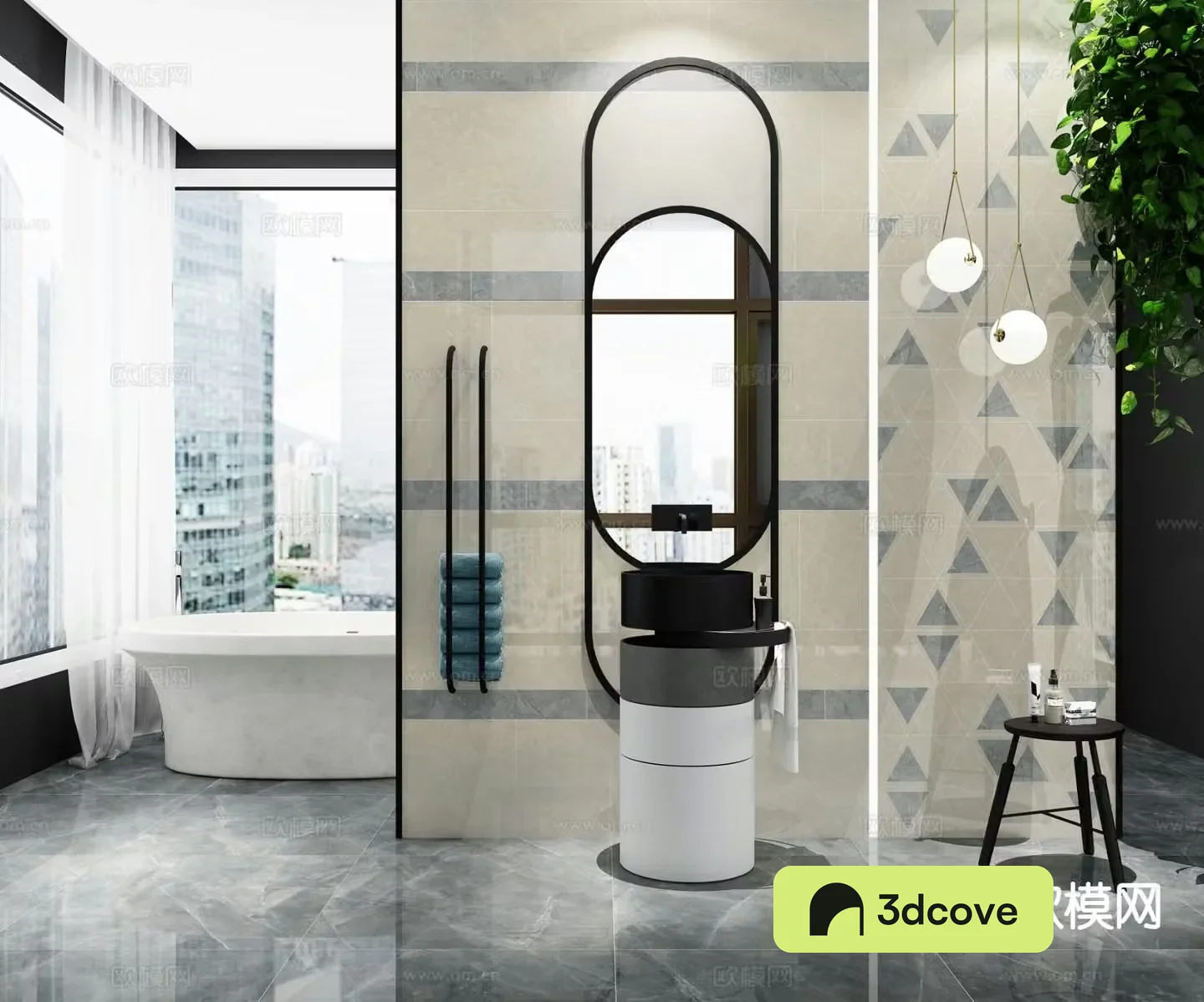 Modern bathroom