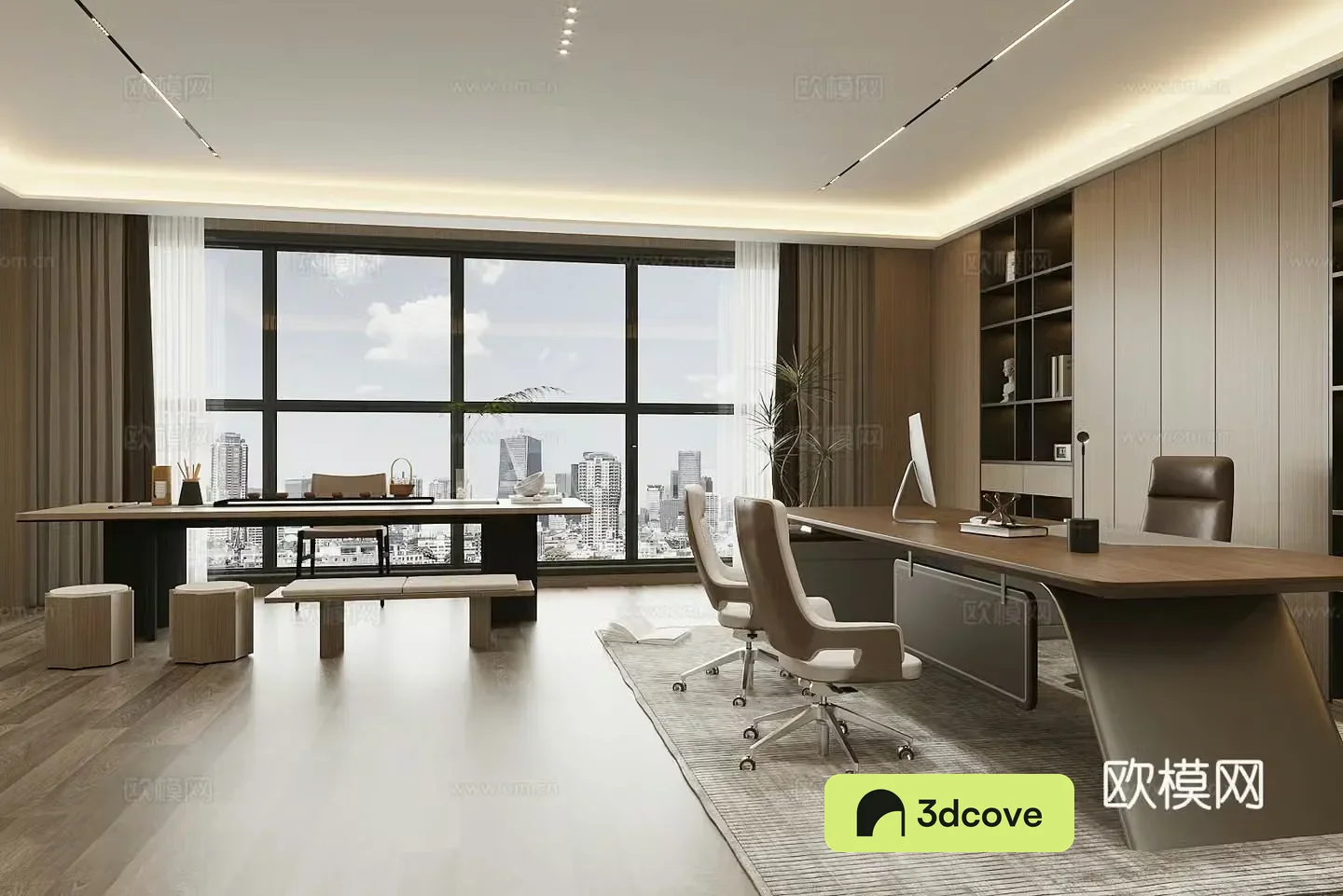 New Chinese style Chairman’s Office Manager’s Office