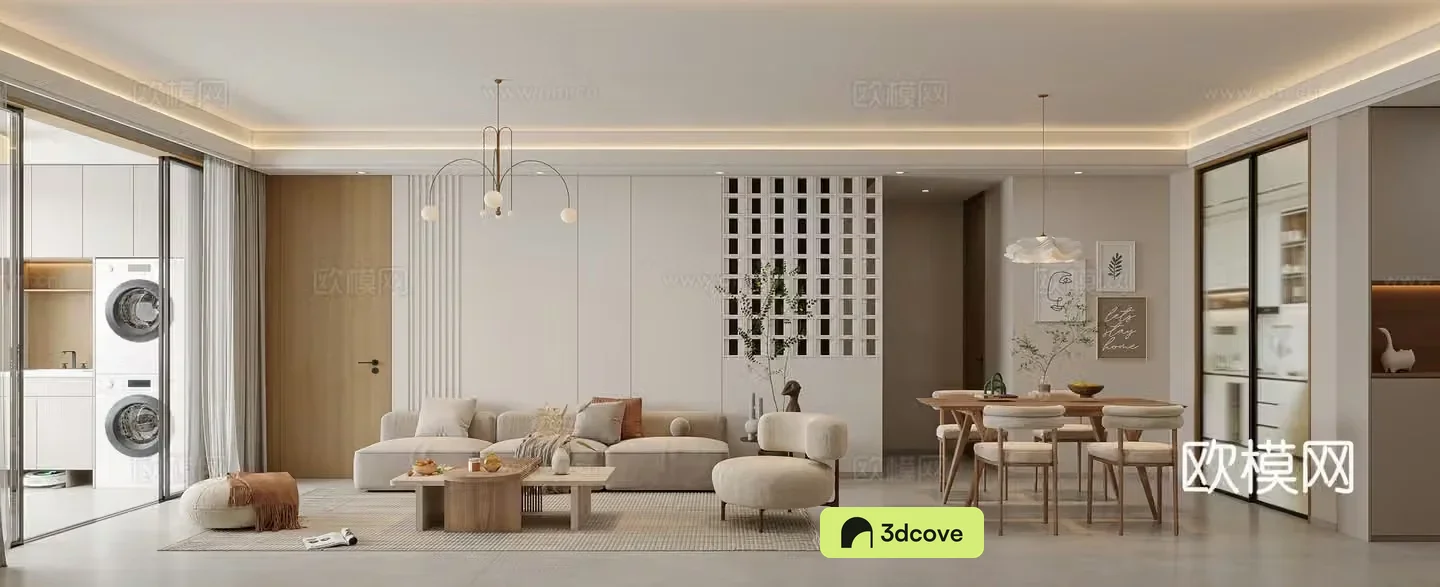 Wasabi Wind Restaurant 3D Model