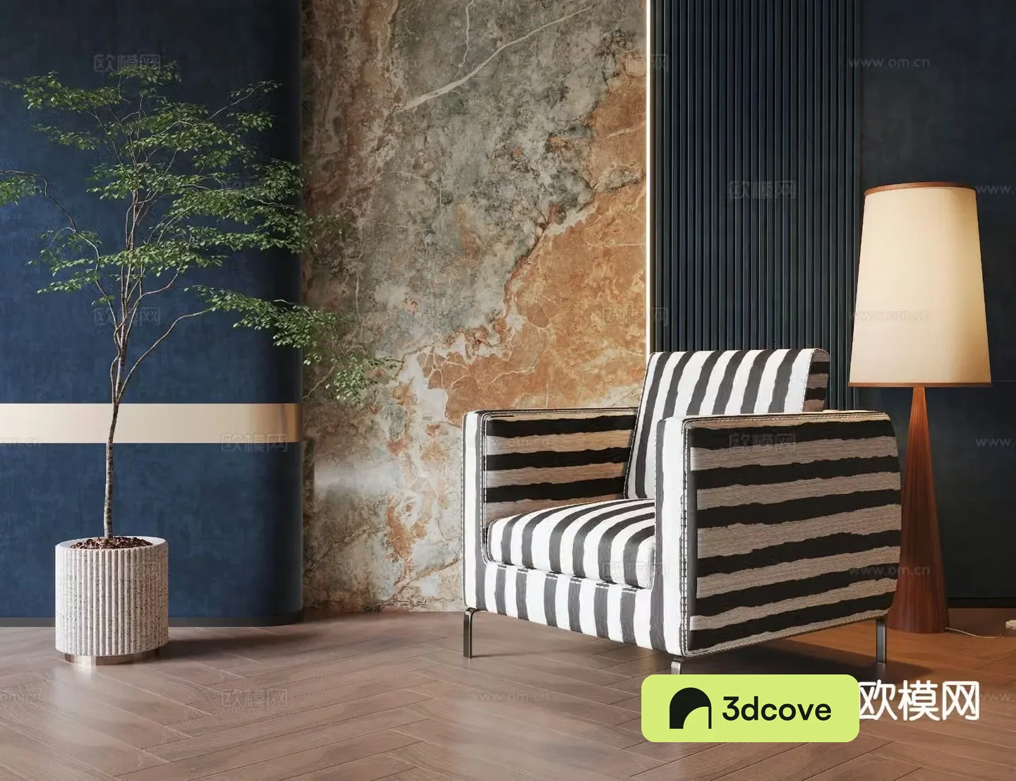 Modern sofa chair black and white sofa zebra pattern sofa
