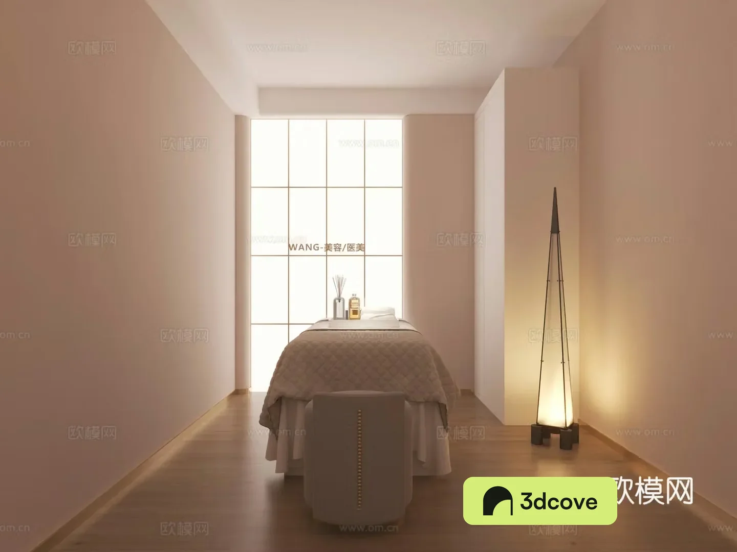 Modern minimalist corridor floor lamp beauty salon beauty technology beauty head therapy store