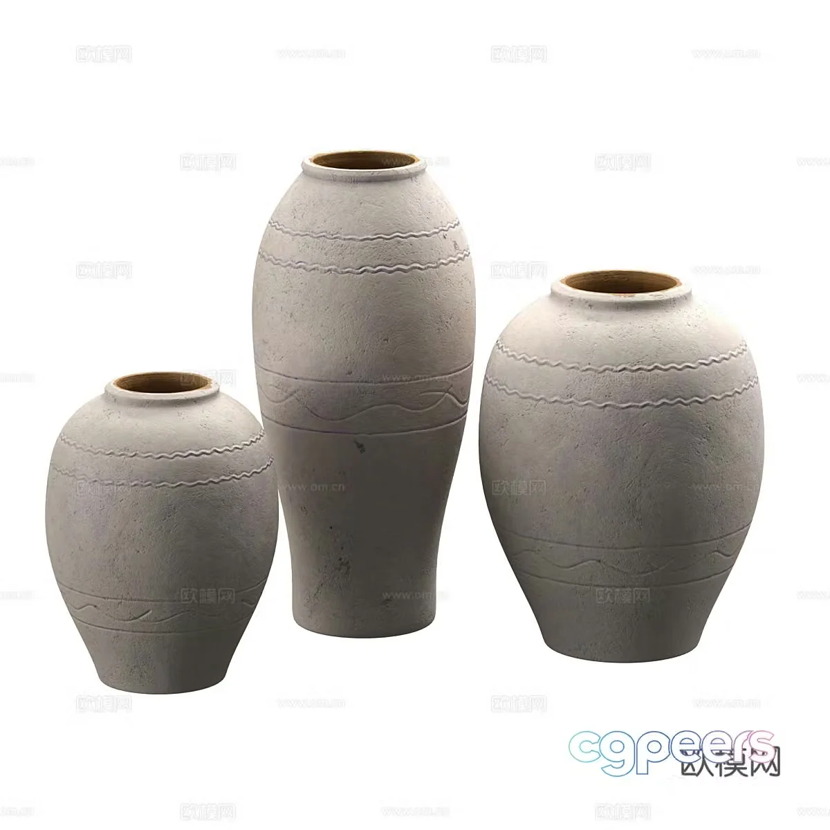 New Chinese clay pot 3D model