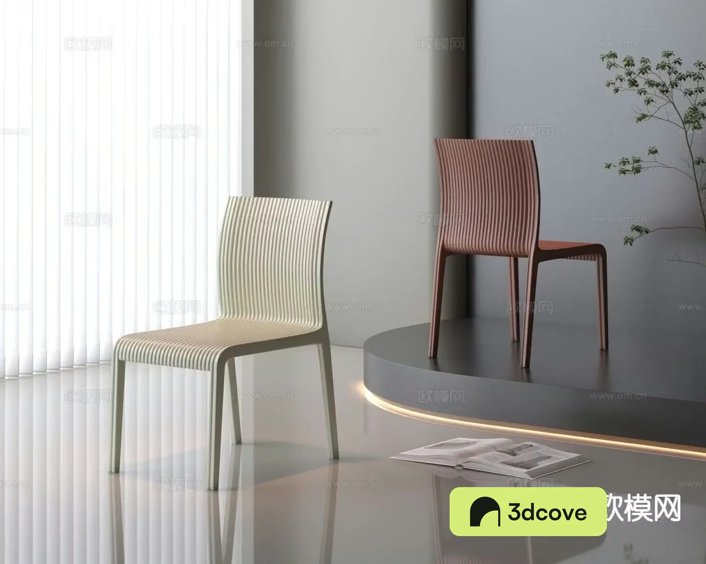 Simple chair dining chair