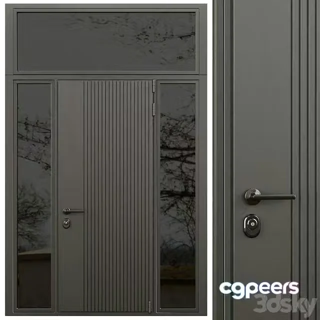 3ds Max Free – Entrance door set6