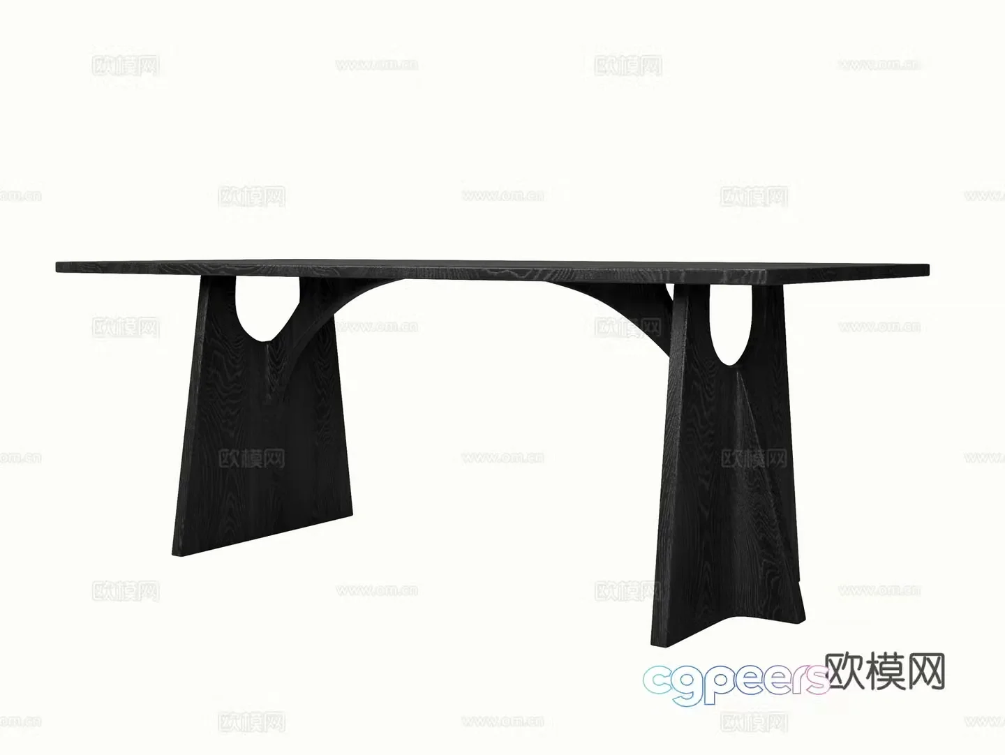 Modern dining table 3d model