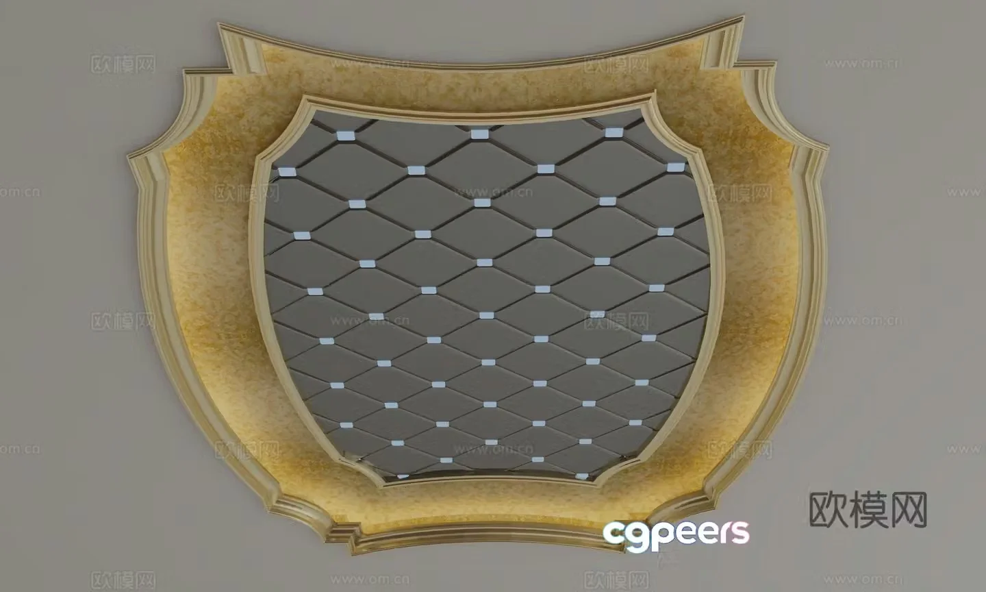 European style ceiling 3D model