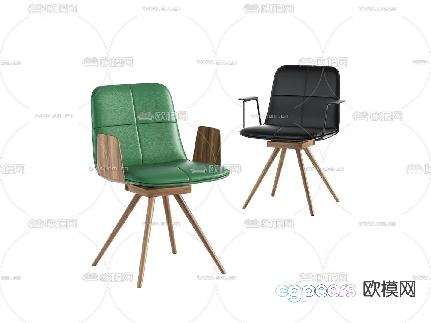 Modern seat single chair 3d model