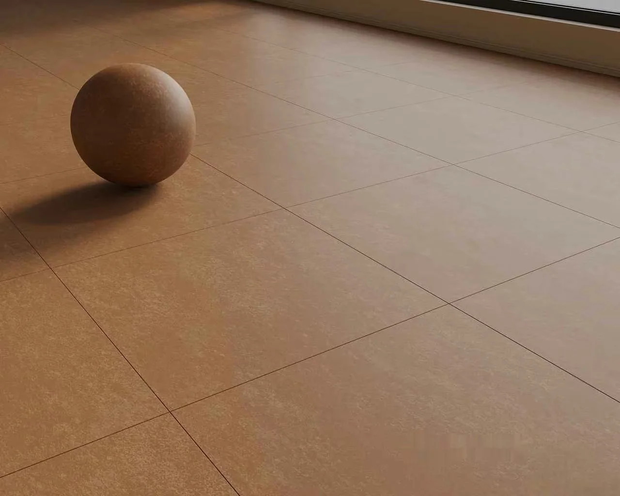 A Ball On The Floor 3D Model – 13566 – VRAY Render