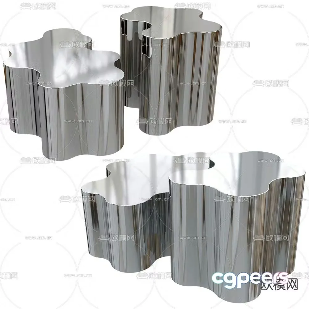 Saba special shaped coffee table 3d model