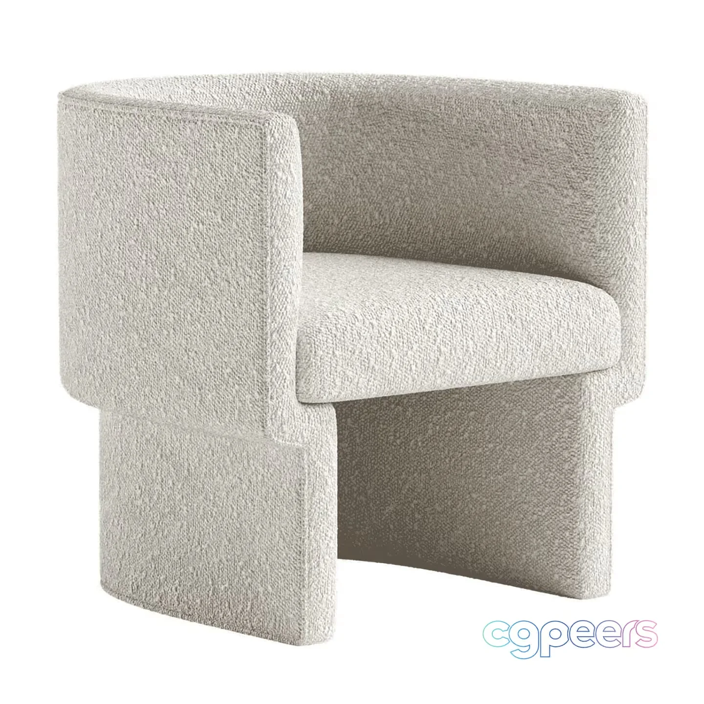 Modern Gray Chair 3D Model – 18205 – CORONA Render