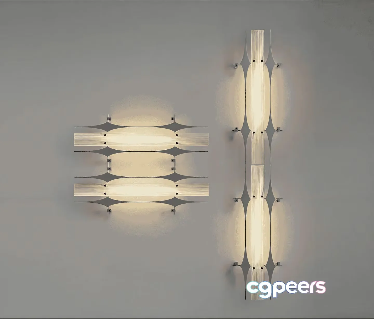 Modern Light Fixtures 3D Model – 15137 – VRAY Render