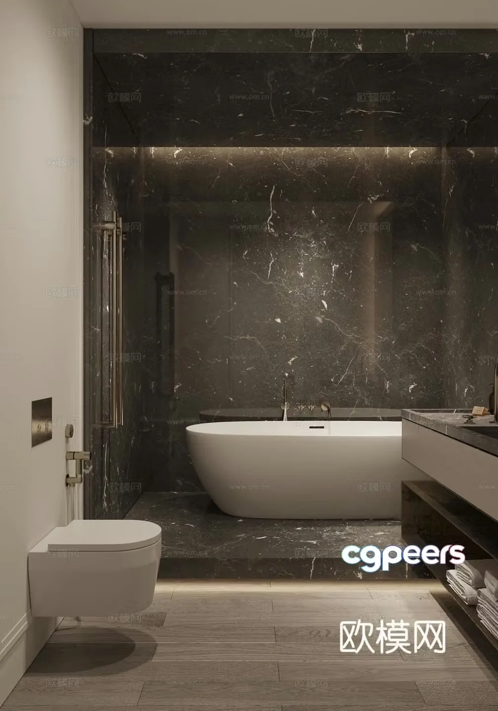 Modern bathroom 3d model