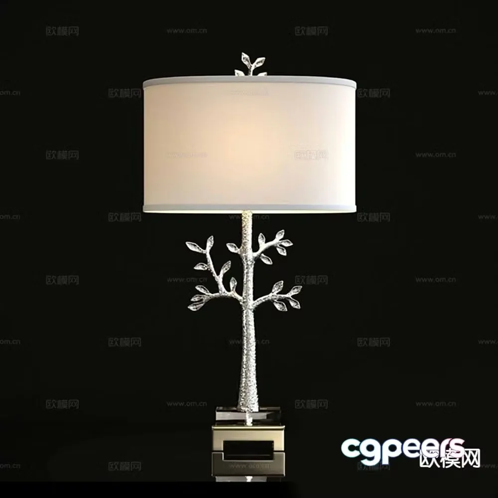 Modern chandelier 3d model