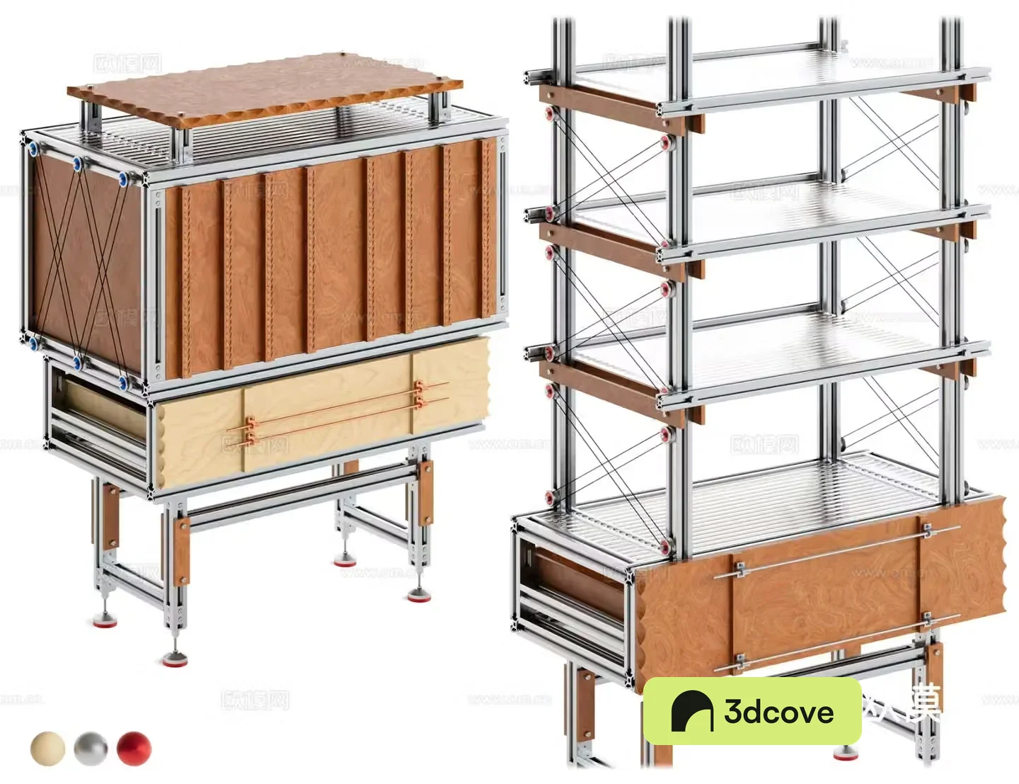 Medieval style decorative rack storage rack