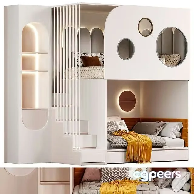 3ds Max Free – Kids bedroom 07