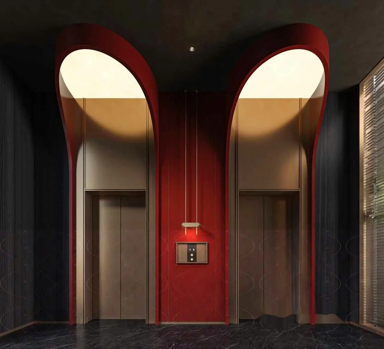 Modern Elevator Design 3D Model – 610 – CORONA Render