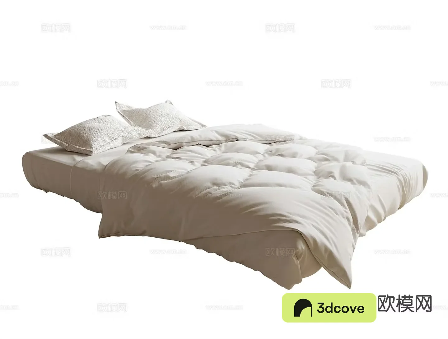 Modern double bed tatami bed