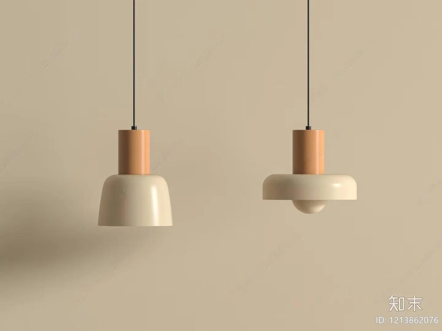 Simple Hanging Light Fixtures 3D Model – 17466 – VRAY Render