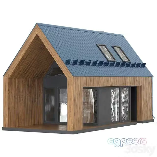 3ds Max Free – Barn house (Corona)