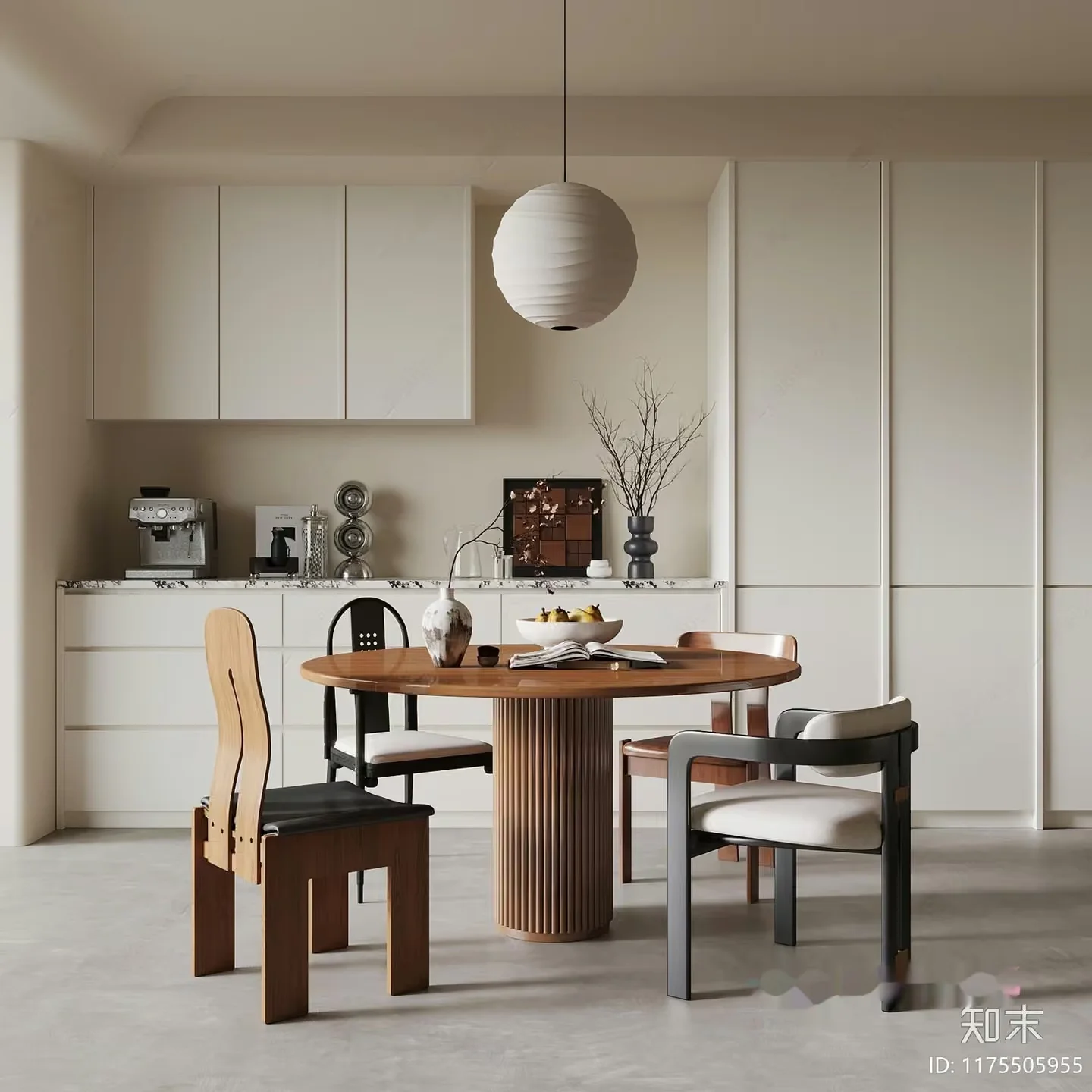 Modern Dining Room 3D Model – 7510 – VRAY Render