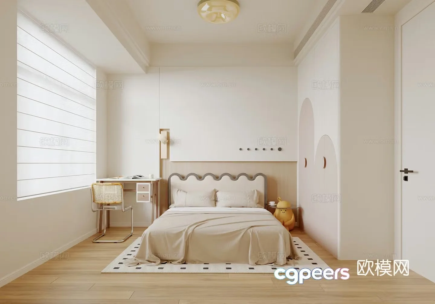 Modern children’s room children’s room 3d model