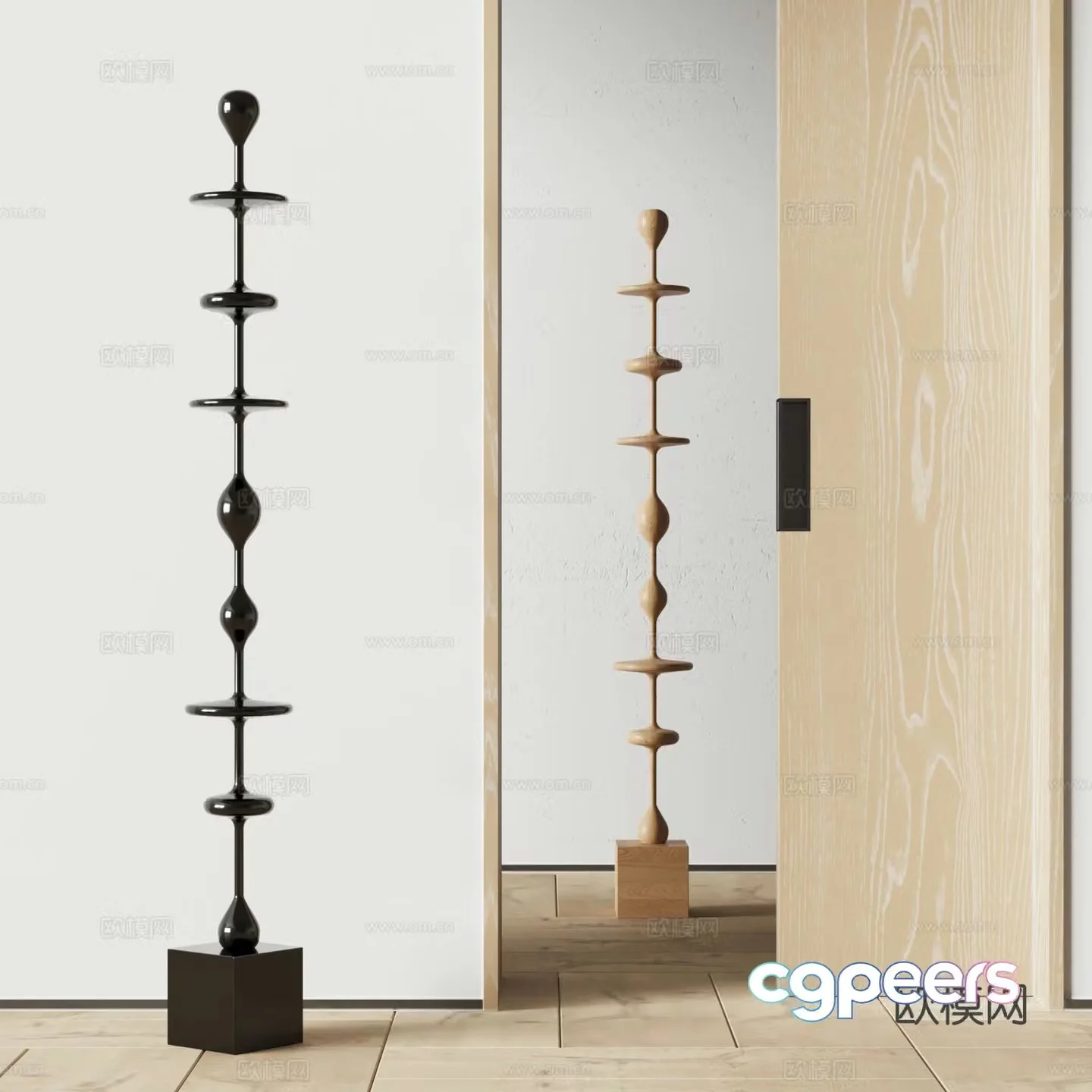 Modern sculpture ornaments furnishings 3D model