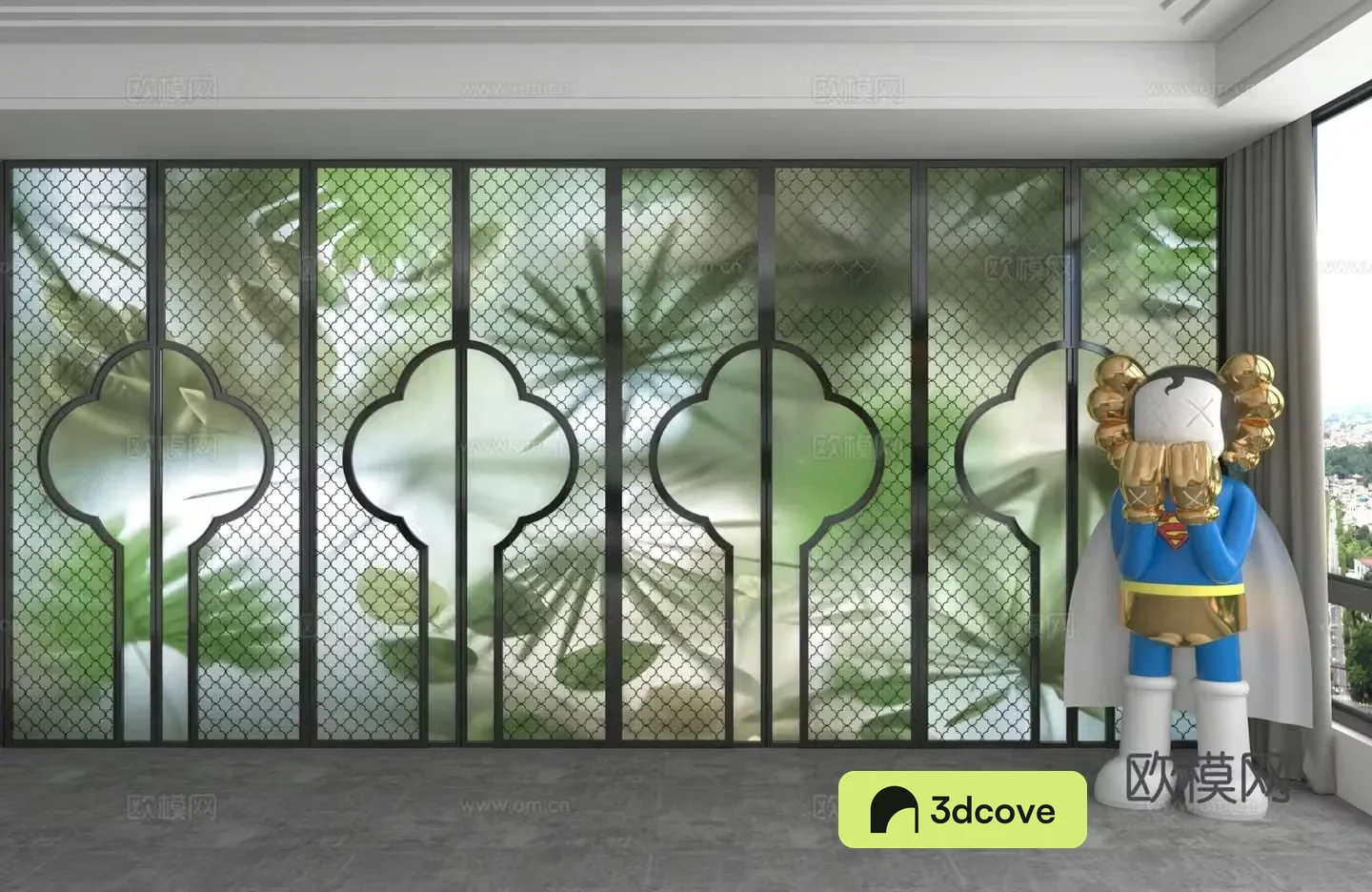 Modern background wall