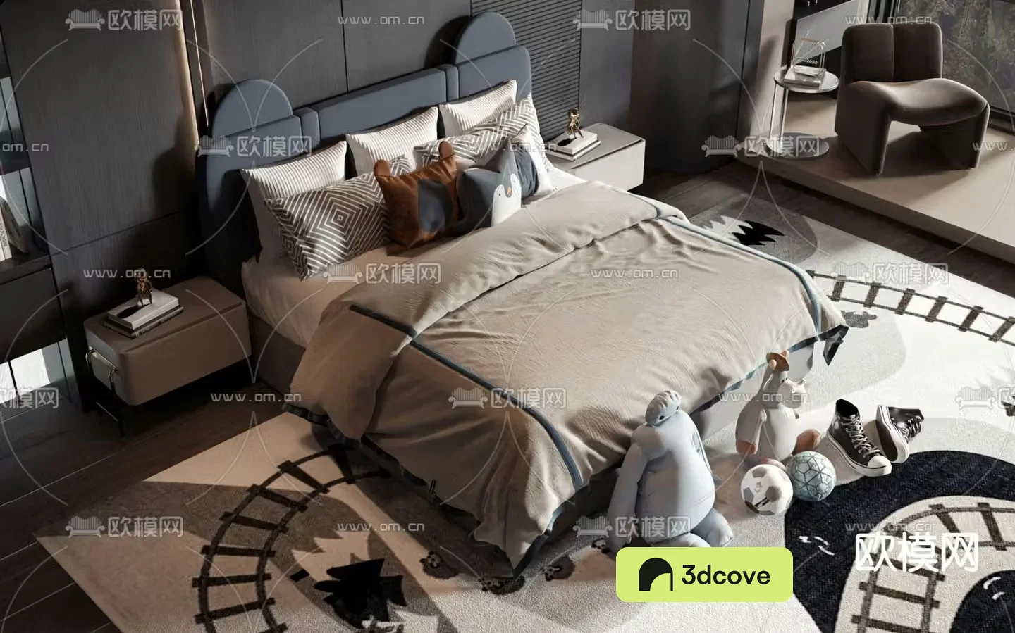 Cartoon children’s bed