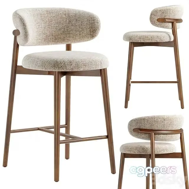 3ds Max Free – Mattee Bar Stool By Nohohome