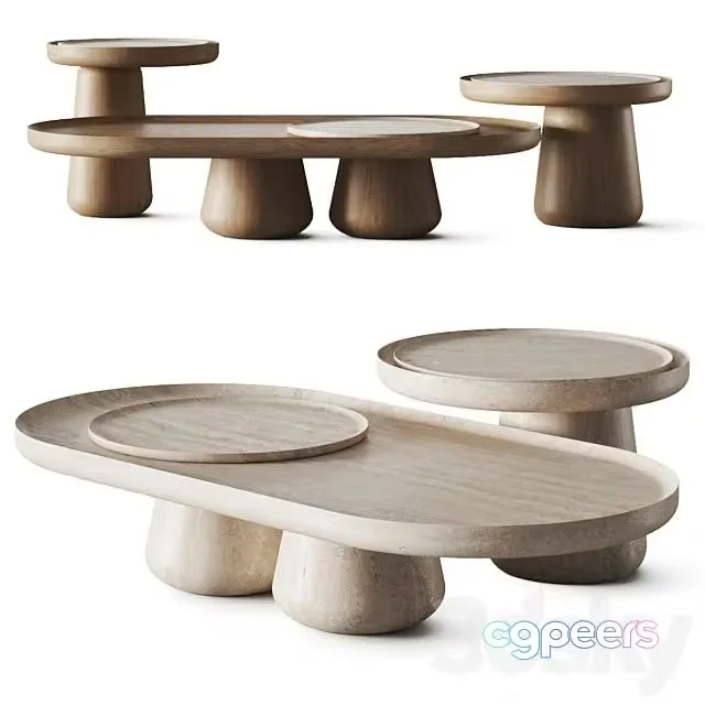 3ds Max Free – Mohdern Bold Coffee Tables