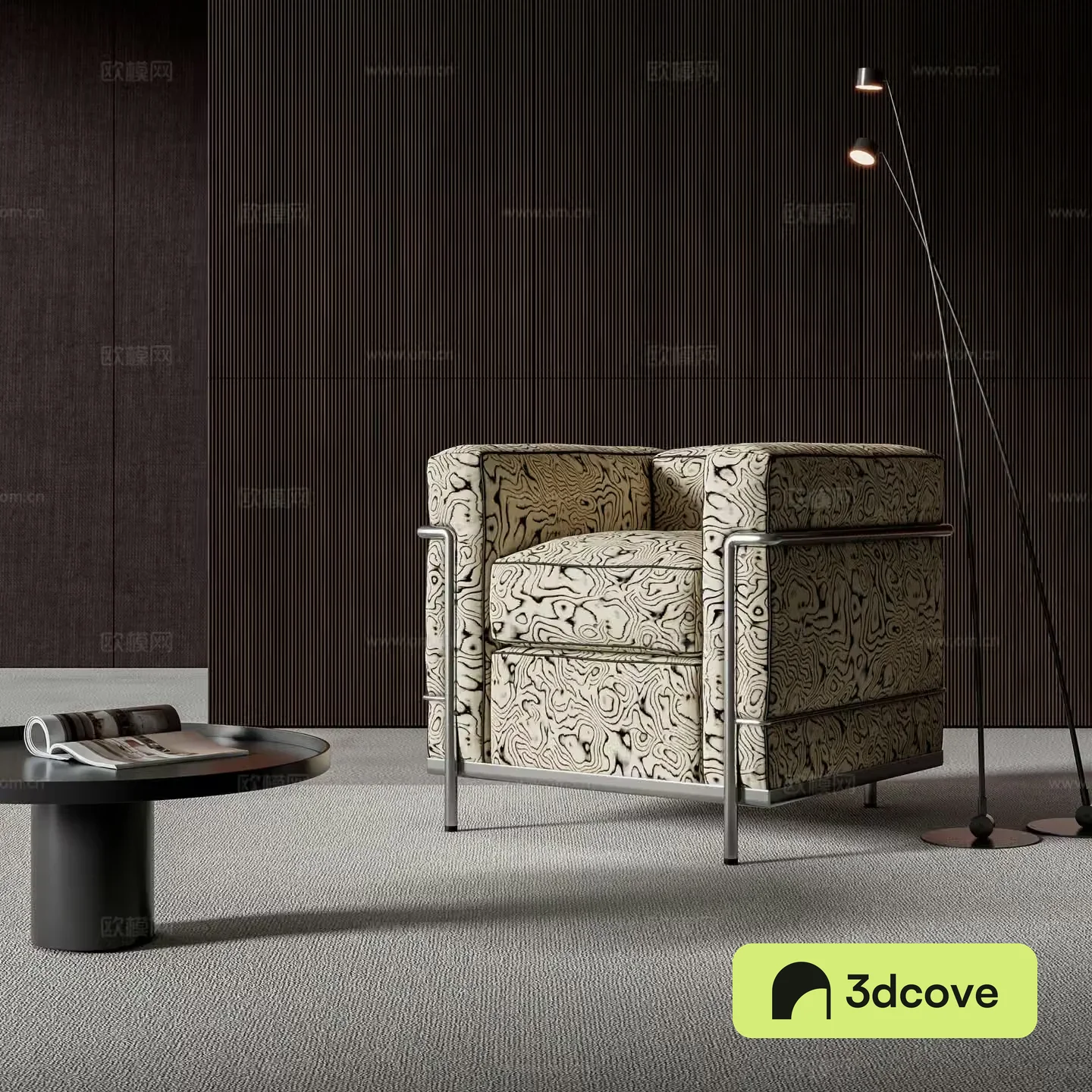 Modern single sofa