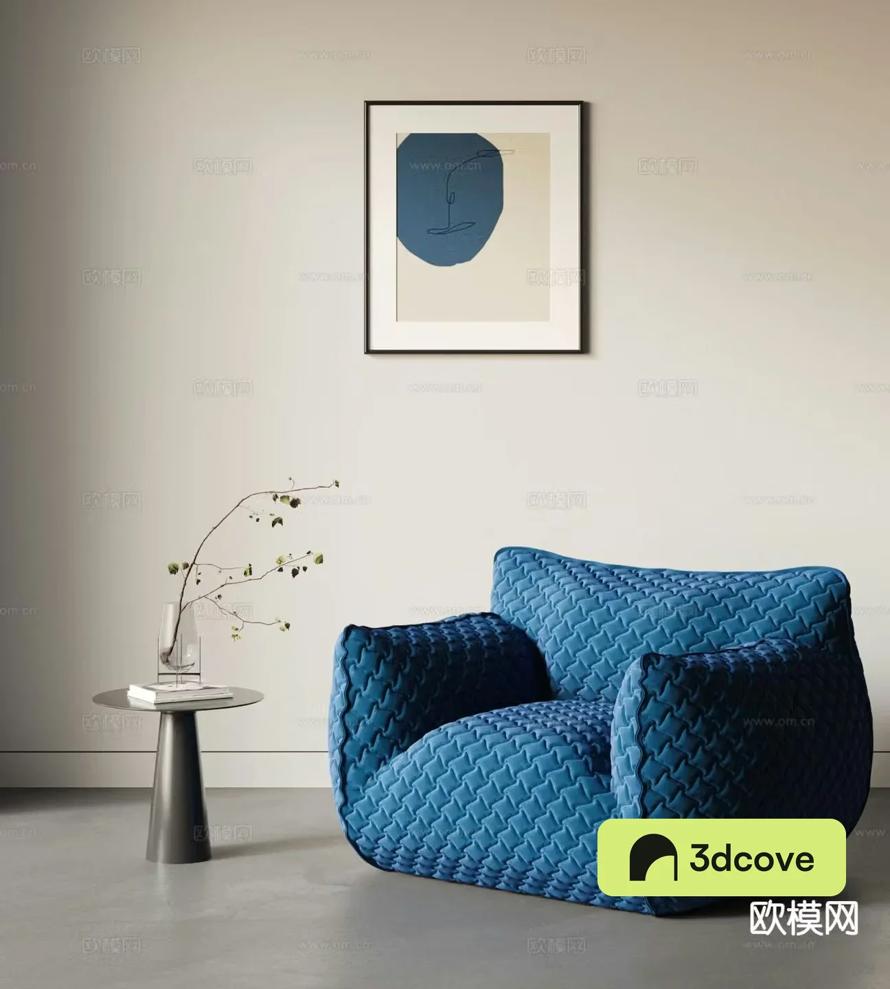 Gervasoni upholstered sofa single sofa