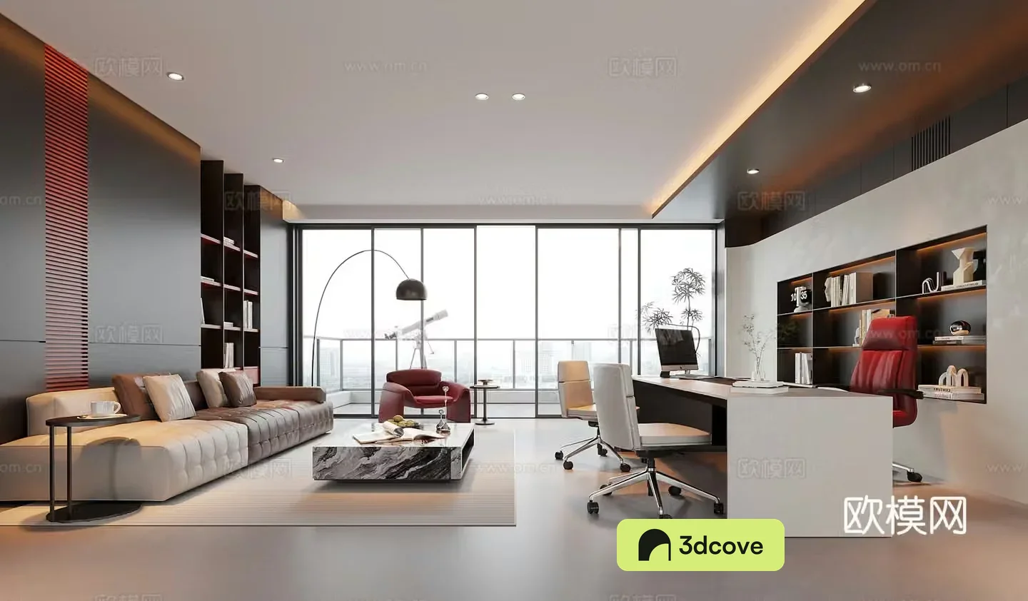 Modern General Manager Office Chairman Office Boss Office