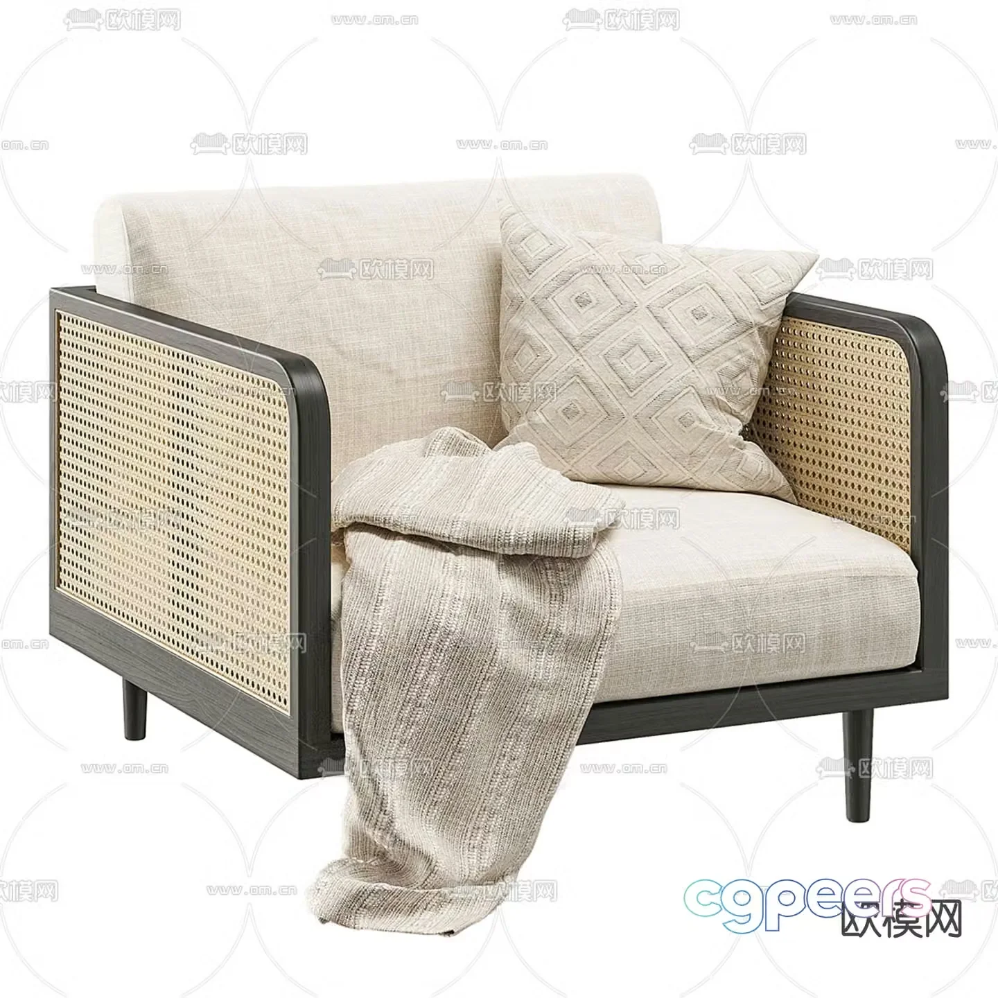 Cosmo single sofa 3d model