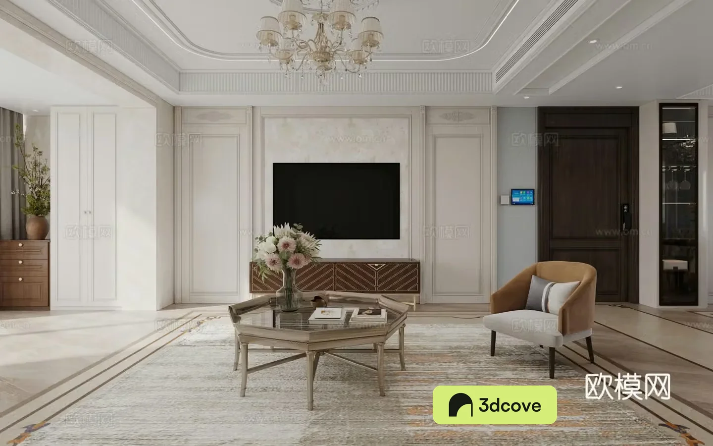 American living and dining room