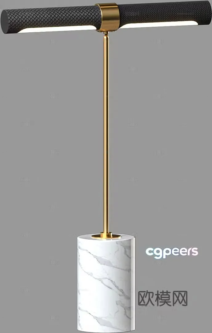 Light luxury table lamp 3D model