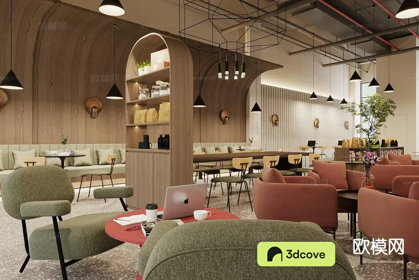 Modern cafe