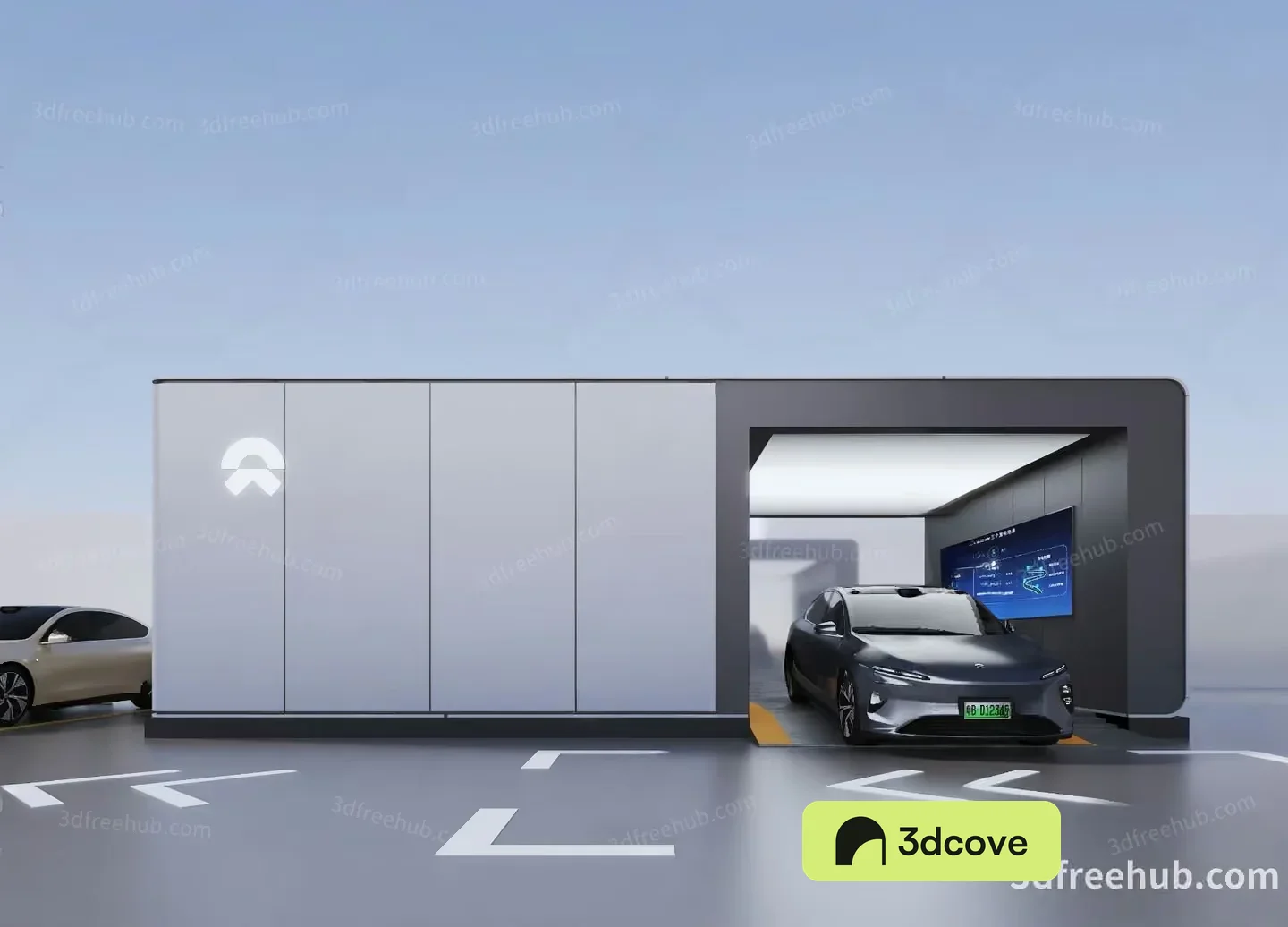 A Car In A Garage