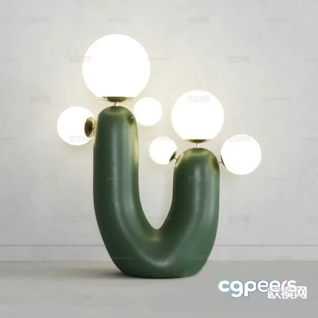 Desk lamp art lamp 3d model