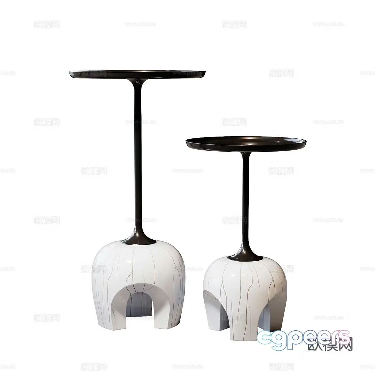 Modern ElanAtelier special shape moving side 3D model
