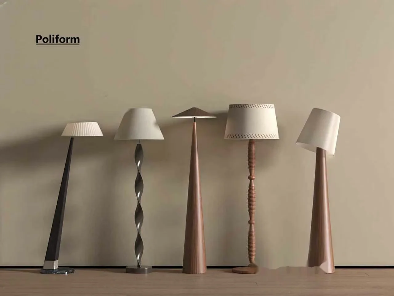 Modern Floor Lamps 3D Model – 6750 – VRAY Render