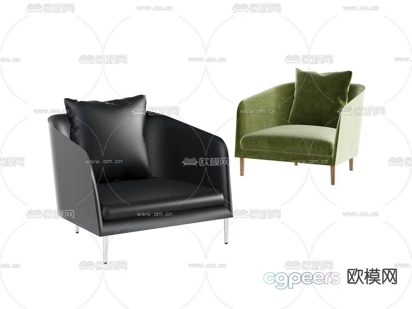 Sofa chair leisure chair armchair 3d model