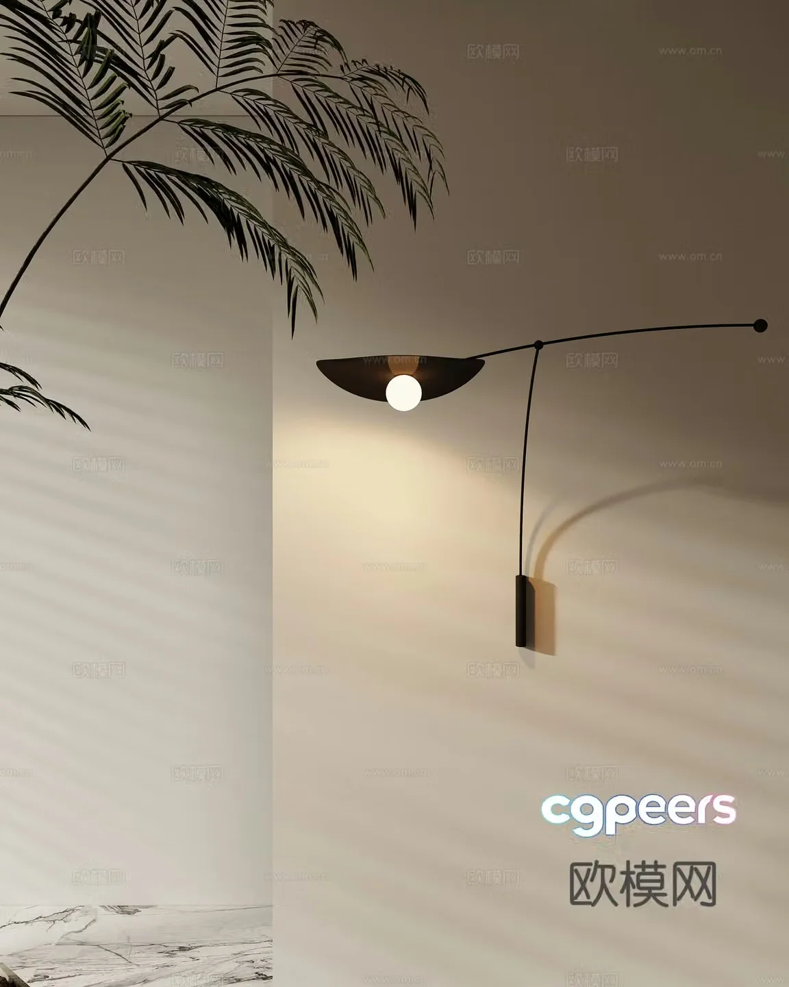 wall lamp 3d model
