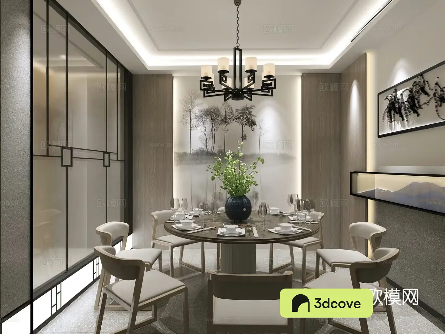New Chinese restaurant private room